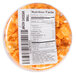 A white container of Grandma Jack's Gourmet Bacon Cheddar Popcorn with an orange label.