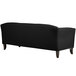 Flash Furniture 111-3-BK-GG Hercules Imperial Black Leather Sofa with Wooden Feet Main Thumbnail 5