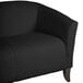 Flash Furniture 111-3-BK-GG Hercules Imperial Black Leather Sofa with Wooden Feet Main Thumbnail 7