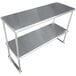 Advance Tabco EDS-18-72 Stainless Steel Double Deck Knock Down Overshelf - 72" x 18" Main Thumbnail 1