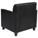 Flash Furniture BT-827-1-BK-GG Hercules Diplomat Black Leather Chair with Wooden Feet Main Thumbnail 3