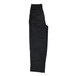 Chef Revival unisex solid black baggy chef pants with a zipper on the side.
