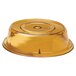 Cambro 905CW153 Camwear Camcover 9 1/2" Amber Plate Cover - 12/Case Main Thumbnail 1