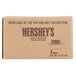 A brown Hershey's box with black text.