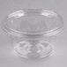 A Dart clear plastic tamper-evident bowl with a flat lid.