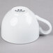 Tuxton BPF-1201 12 oz. Porcelain White China Cappuccino Cup   - 24/Case Main Thumbnail 4
