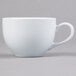 Tuxton BPF-0801 8 oz. Porcelain White China Cappuccino Cup - 24/Case Main Thumbnail 3
