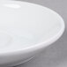 Tuxton BPE-0451 4 5/8" Porcelain White Cappuccino China Saucer - 24/Case Main Thumbnail 4