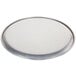 An American Metalcraft heavy weight aluminum pizza pan with a round silver rim.