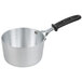 Vollrath 68301 Wear-Ever 1.5 Qt. Tapered Aluminum Sauce Pan with TriVent Black Silicone Handle Main Thumbnail 2