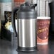 Choice 24 oz. Stainless Steel Insulated Carafe / Server Main Thumbnail 1