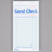 Choice 1 Part Green and White Guest Check with Beverage Lines and Top Guest Receipt - 50/Case Main Thumbnail 3