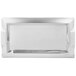 Vollrath 82094 Rectangular Stainless Steel Serving Tray with Handles - 18" x 10" Main Thumbnail 3