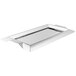 Vollrath 82094 Rectangular Stainless Steel Serving Tray with Handles - 18" x 10" Main Thumbnail 4