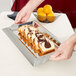 Vollrath 82094 Rectangular Stainless Steel Serving Tray with Handles - 18" x 10" Main Thumbnail 8