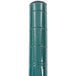 A green cylindrical Metroseal 3 post with black stripes.