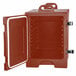 Carlisle Cateraide™ Brick Red Front Loading Insulated Food Pan Carrier - 5 Full-Size Pan Max Capacity Main Thumbnail 2