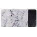 A rectangular Elite Global Solutions serving board with a black and white marble surface.