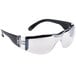 Scratch Resistant Safety Glasses / Eye Protection - Black with Indoor / Outdoor Lens for Overhead Work Main Thumbnail 4