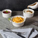 Tuxton BES-1004 10 oz. Eggshell China Casserole Dish with Handles - 12/Case Main Thumbnail 4