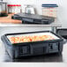 Cambro UPC140110 Camcarrier Ultra Pan Carrier® Black Top Loading 4" Deep Insulated Food Pan Carrier Main Thumbnail 5