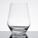 A close up of a clear Chef & Sommelier highball glass.