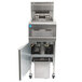Frymaster FPGL130-2C Liquid Propane 30 lb. Split Pot Floor Fryer - 75,000 BTU Main Thumbnail 1