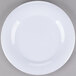 Carlisle 4302402 Durus 12" White Wide Rim Melamine Plate - 12/Case Main Thumbnail 2