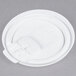 Solo LB3101-0000710 oz. White Plastic Tear Tab Lid - 100/Pack Main Thumbnail 4
