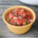 A GET Squash Diamond Harvest melamine bowl filled with salsa on a table.