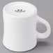 Tuxton BWM-090B 9 oz. White China Diner Mug - 24/Case Main Thumbnail 4