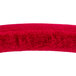 A red stanchion rope with satin ends.