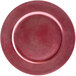 Tabletop Classics by Walco TRPK-6651 13" Pink Round Plastic Charger Plate Main Thumbnail 2