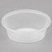 Pactiv Newspring E1003 ELLIPSO 3 oz. Clear Oval Plastic Souffle / Portion Cup - 1000/Case Main Thumbnail 2