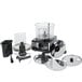 Waring WFP11S 2.5 Qt. Clear Batch Bowl Food Processor with Vegetable Prep Lid Chute and 4 Discs - 3/4 hp Main Thumbnail 4
