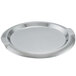 Vollrath 82097 Round Stainless Steel Serving Tray with Handles - 14" Main Thumbnail 1