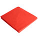 Hoffmaster 220831 50" x 108" Linen-Like Red Table Cover - 20/Case Main Thumbnail 5