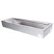 An Alto-Shaam stainless steel drop-in cold food well with rectangular pans in a counter.