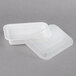 Pactiv Newspring NC8168 16 oz. White 5" x 7 1/4" x 1 1/2" VERSAtainer Rectangular Microwavable Container with Lid - 150/Case Main Thumbnail 3