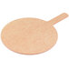 American Metalcraft 8" Round Pressed Natural Pizza Peel with 5" Handle MP813 Main Thumbnail 2