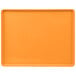 An orange rectangular tray.