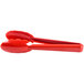 Mercer Culinary M35100RD Hell's Tools® 9 1/2" Red High Temperature Plastic Tongs Main Thumbnail 4