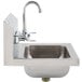 Advance Tabco 7-PS-68 Hand Sink with Splash Mount Faucet and Wrist Handles - 17 1/4" x 15 1/4" Main Thumbnail 3