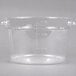 Carlisle 1076707 StorPlus 12 Qt. Clear Round Food Storage Container Main Thumbnail 1