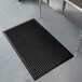 Notrax 755-100 T30 Competitor 3' x 5' Black Anti-Fatigue Rubber Floor Mat with Bevel Edge - 1/2" Thick Main Thumbnail 1
