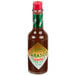 A 5 oz. bottle of TABASCO Chipotle Pepper Hot Sauce.