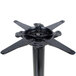 Lancaster Table & Seating 30" Round Black 3" Bar Height Column Stamped Steel Table Base Main Thumbnail 2