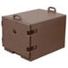 Cambro 1826MTC131 Camcarrier Dark Brown Front Loading Insulated Tray / Sheet Pan Carrier for Full Size Pans Main Thumbnail 2