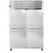 Traulsen G20002 2 Section Half Door Reach In Refrigerator - Right / Right Hinged Doors Main Thumbnail 1