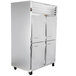 Traulsen G20002 2 Section Half Door Reach In Refrigerator - Right / Right Hinged Doors Main Thumbnail 2